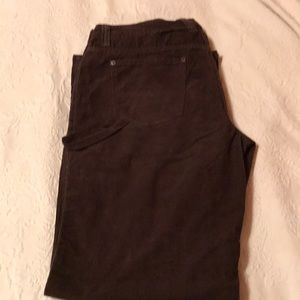 Chocolate brown carpenter corduroy pants inseam 32